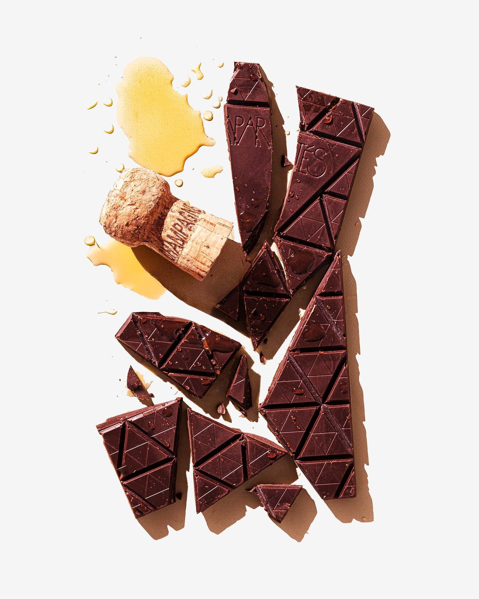 Champagne Dark Chocolate Bar