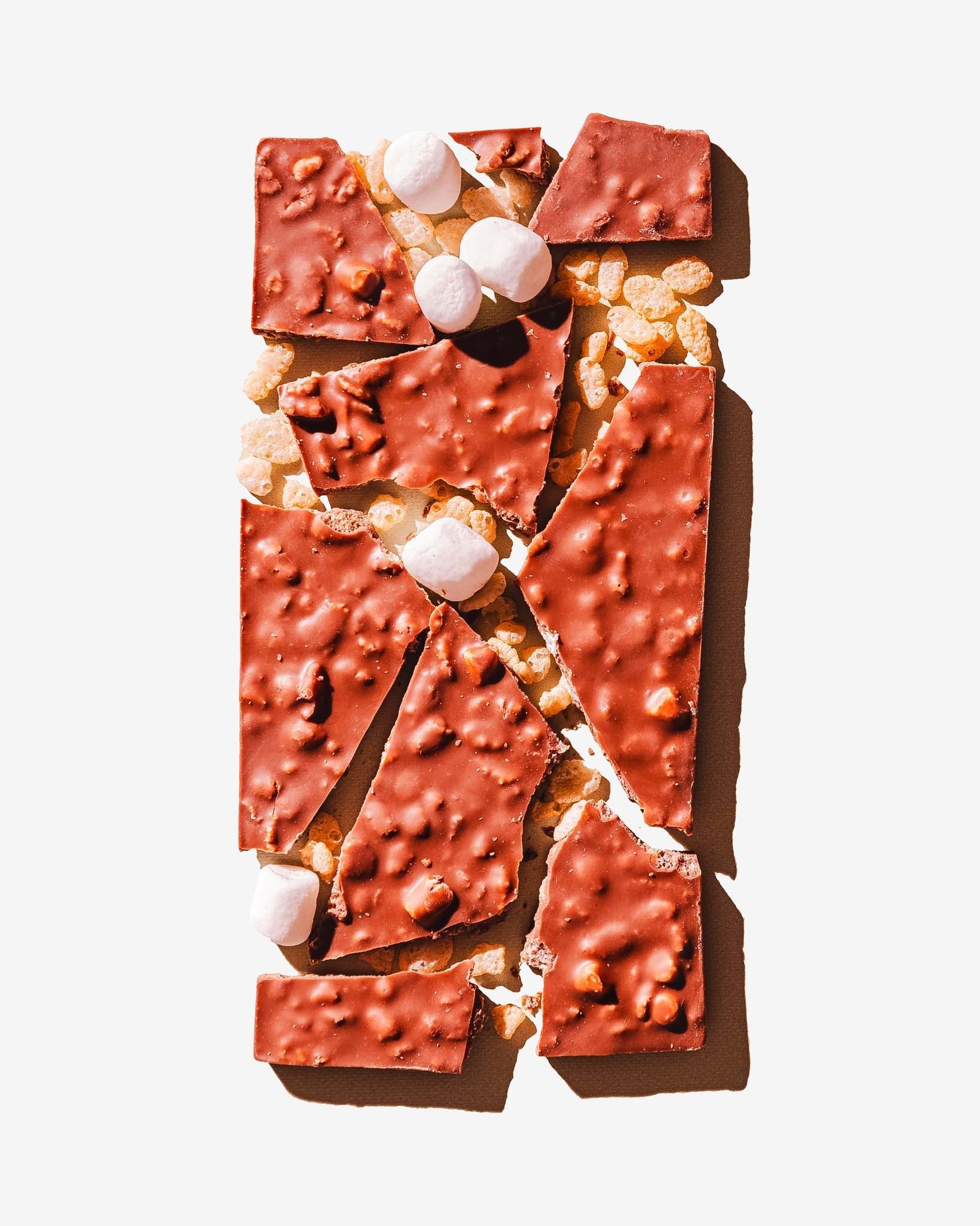 Marshmallow Crisp Chocolate Bar