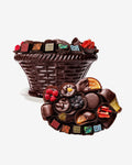Edible Chocolate Basket - Luxury Dark Chocolate Oval