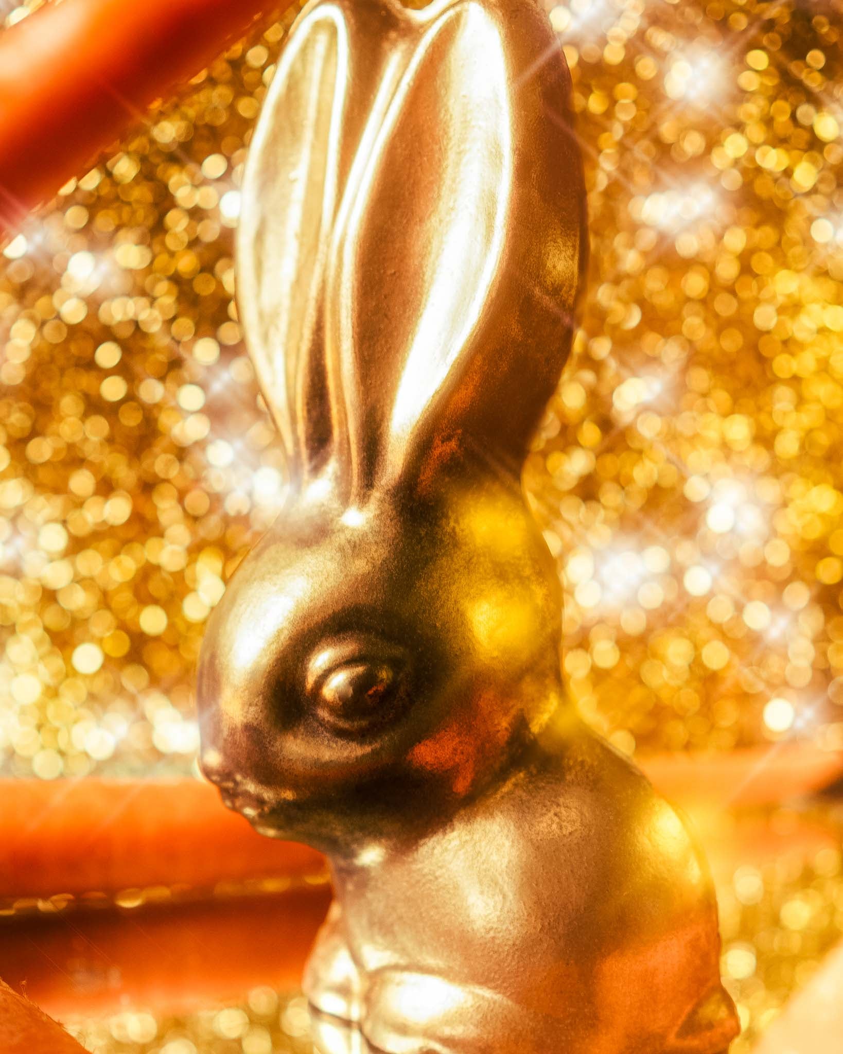Big Eared 24 Karat Gold Easter Bunny