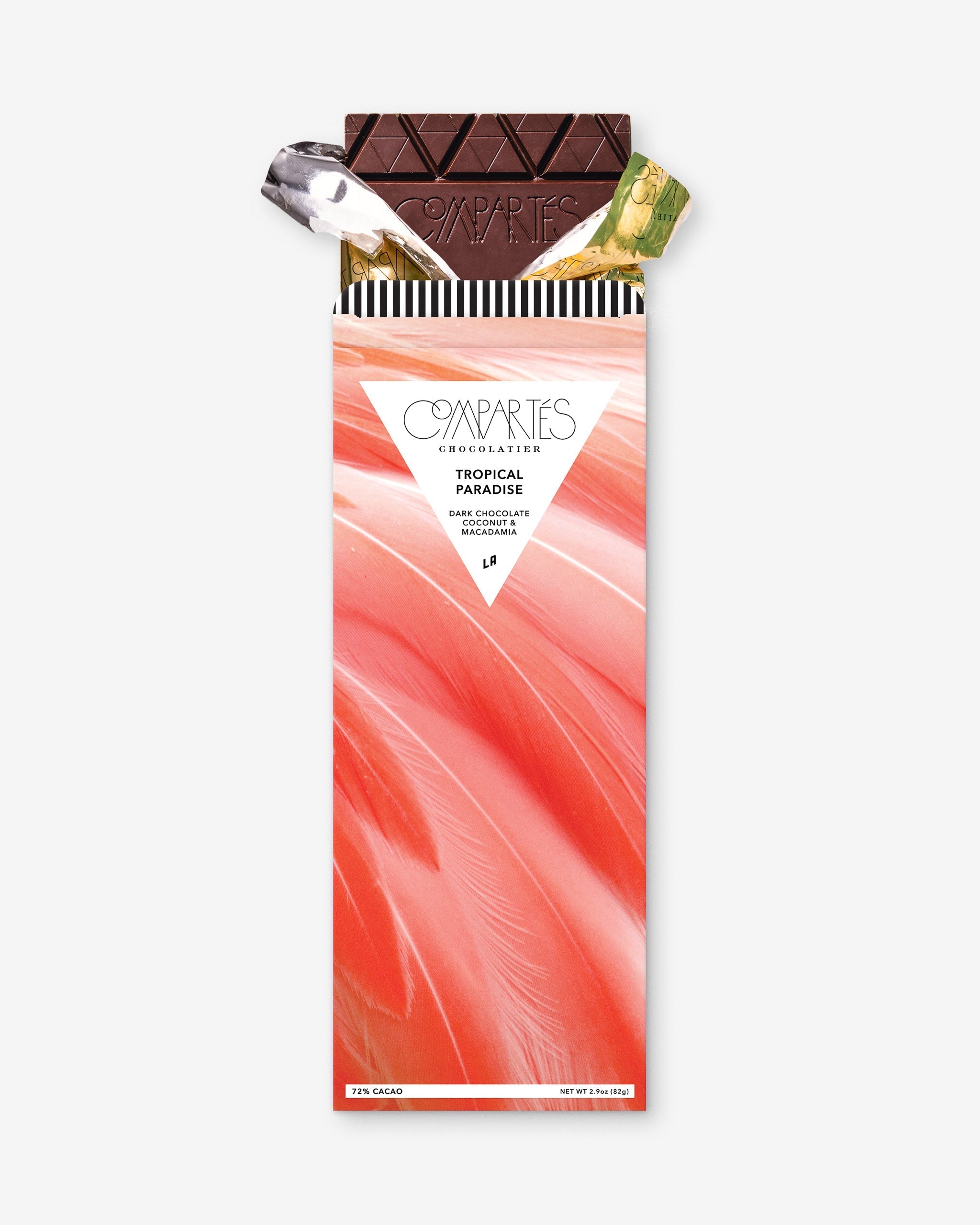 Coconut Macadamia Chocolate Bar - Tropical Paradise